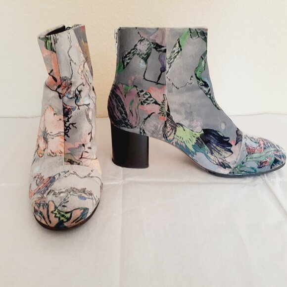 Rag & Bone Velvet Ankle Boots - Picture 1 of 13